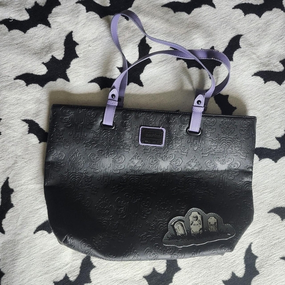 Loungefly Haunted Mansion Tote Purse - Picture 2 of 8